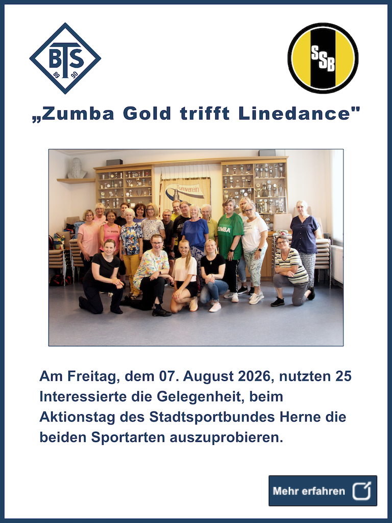 Zumba Gold trifft Linedance